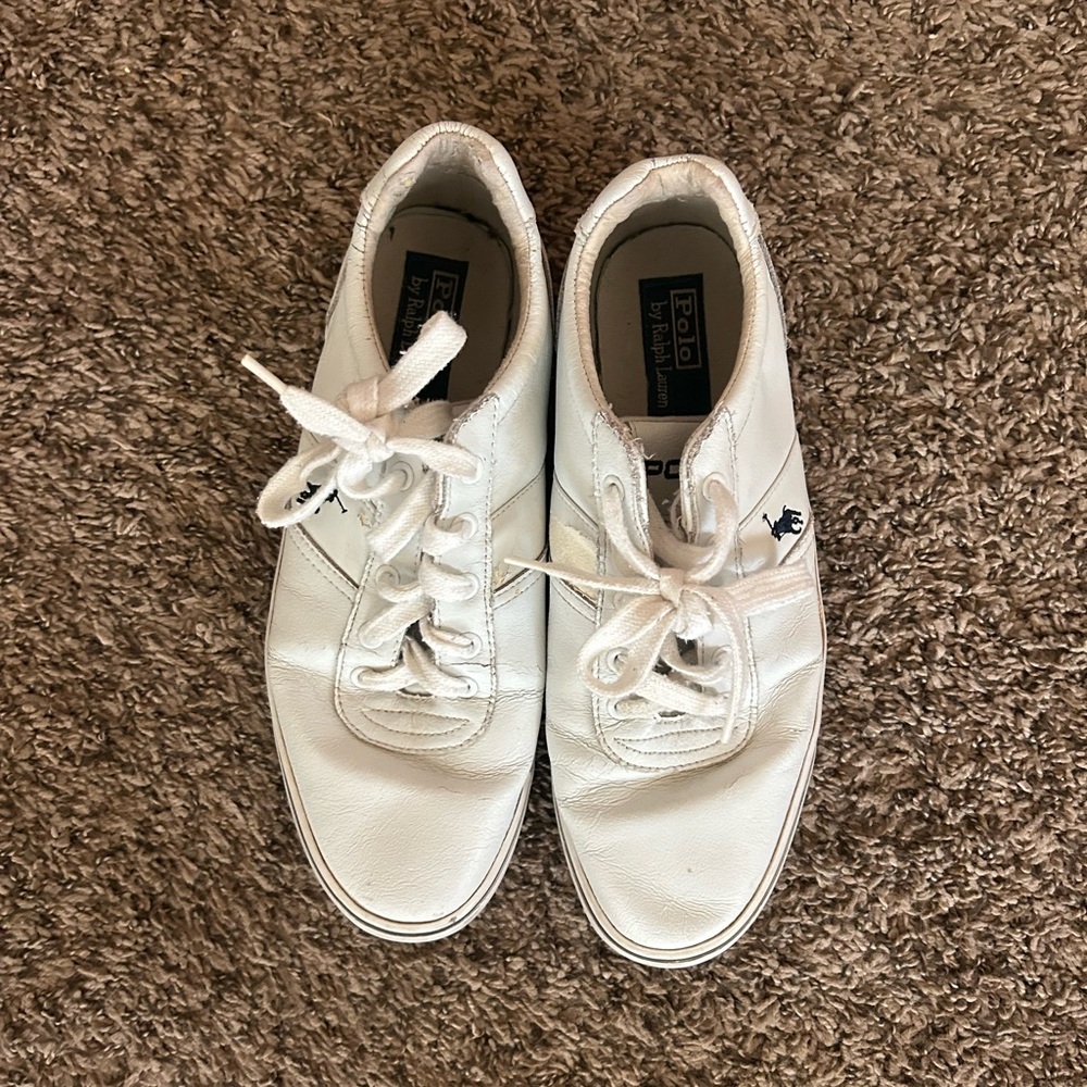 Polo Ralph Lauren White Sneakers